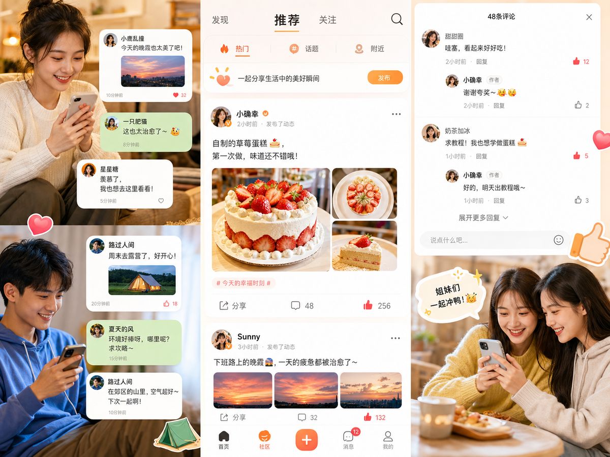 无限臀山传媒社区互动